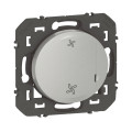 Commande sans fil pour VMC connectée Dooxie With Netatmo, effet alu, sans plaque