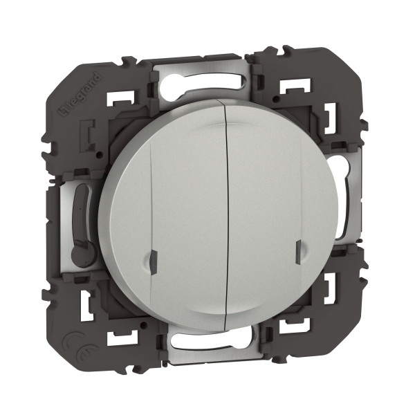 Interrupteur double connecté avec Neutre Dooxie 2x250W compatible Home + Control Netatmo