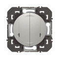 Interrupteur double connecté avec Neutre Dooxie 2x250W compatible Home + Control Netatmo