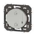 Commande sans fil Départ/Arrivée Dooxie With Netatmo, aluminium, à équiper de plaque