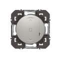 Interrupteur connecté pour volet roulant Dooxie With Netatmo, effet aluminium
