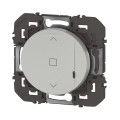 Interrupteur connecté pour volet roulant Dooxie With Netatmo, effet aluminium