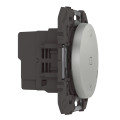 Interrupteur connecté pour volet roulant Dooxie With Netatmo, effet aluminium