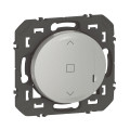 Commande sans fil pour volet roulant connecté Dooxie With Netatmo, effet alu, sans plaque