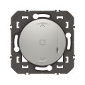 Commande sans fil pour volet roulant connecté Dooxie With Netatmo, effet alu, sans plaque