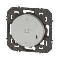 Commande sans fil pour volet roulant connecté Dooxie With Netatmo, effet alu, sans plaque