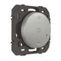 Commande sans fil pour volet roulant connecté Dooxie With Netatmo, effet alu, sans plaque