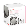 Commande sans fil pour volet roulant connecté Dooxie With Netatmo, effet alu, sans plaque