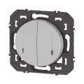 Commande Double Sans Fil pour Éclairage/Prise Dooxie With Netatmo - Effet Aluminium