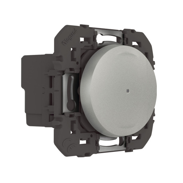 Interrupteur connecté avec Neutre et variateur Dooxie With Netatmo 150W LED, effet aluminium