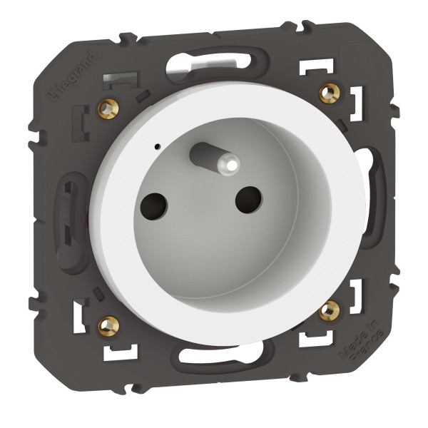 Prise de courant connectée Dooxie With Netatmo 16A avec suivi conso - Compatible Home + Control, blanc