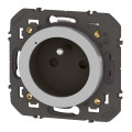 Prise de courant connectée Dooxie With Netatmo 16A avec suivi conso, effet alu, compatible Home + Control