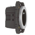 Prise de courant connectée Dooxie With Netatmo 16A avec suivi conso, effet alu, compatible Home + Control