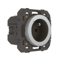 Prise de courant connectée Dooxie With Netatmo 16A avec suivi conso, effet alu, compatible Home + Control