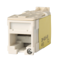 Lot de 20 connecteurs rj45 hd jack catégorie 6 utp - blanc