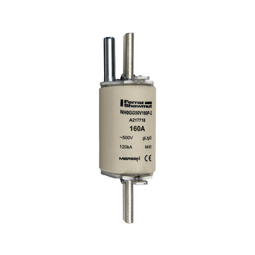 Fusible nh0 gg 160a - percuteur - 500v