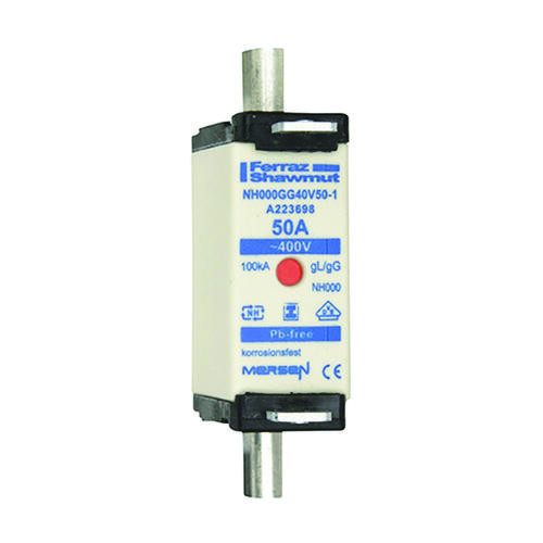 Fusible nh000 gg 50a - indicateur - 400v