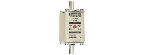 Fusible nh00 gg 80a - indicateur - 690v