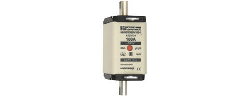 Fusible nh00 gg 100a - indicateur - 690v