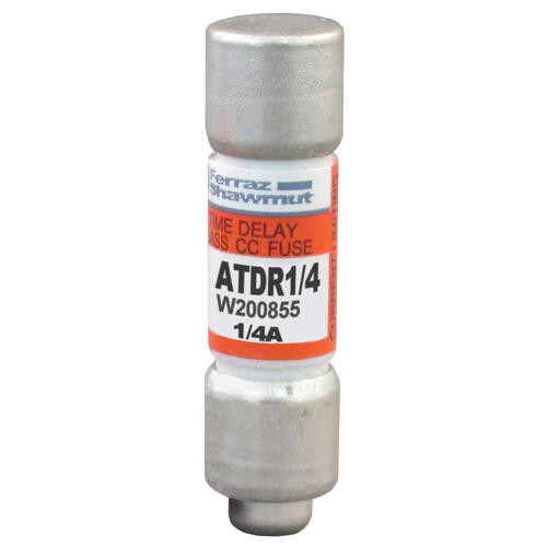 Fusible atdr v : 600 ac / 300 dc calibre a : 0,25 10x38 (+3,2 x 6,44)