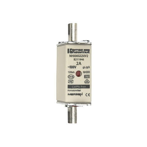 Fusible nh000 gg 2a - indicateur - 500v