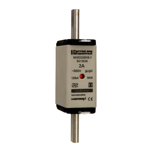 Fusible nh0 gg 6a - indicateur - 500v