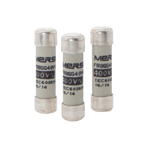 Cartouche fusible Mersen type gG 2A avec indicateur 8x32 mm 400V