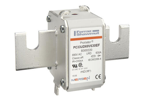 Fusible33 type ef  ar 630a - indicateur - 690v