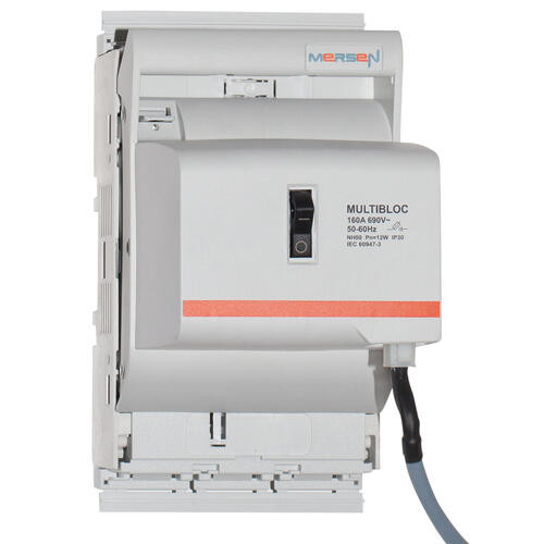 Multibloc 00.st9 size 00 / 160a, 3-pole electromechanical fuse monit. installed