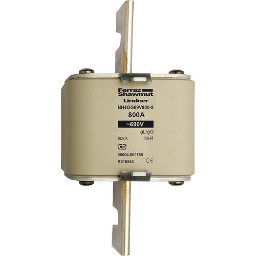 Fusible nh4 gg 800a - indicateur - 690v