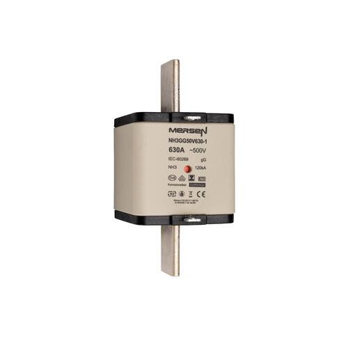 Fusible nh3 gg 630a - indicateur - 500v