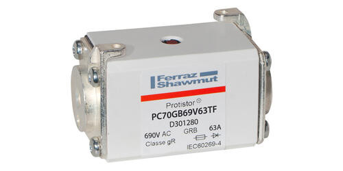 Fusible70 type ttf gr 63a - indicateur - 690v