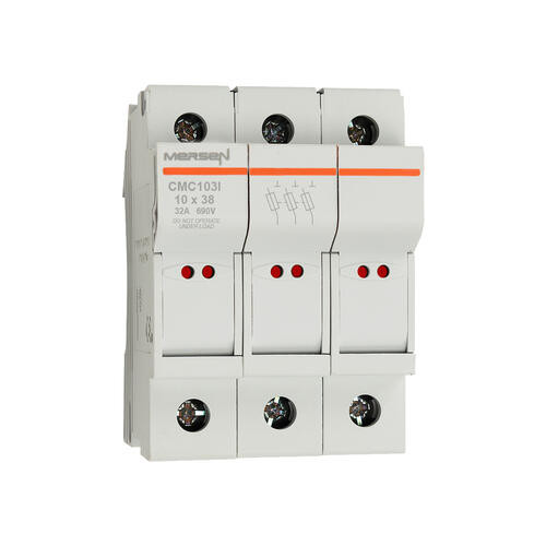Porte-Cartouche fusible Mersen Modulostar 3P 32A pour Cartouche fusible 10x38mm IP20