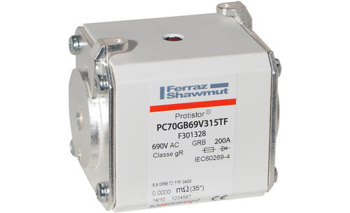 Fusible72 type ttf gr 200a - indicateur - 690v