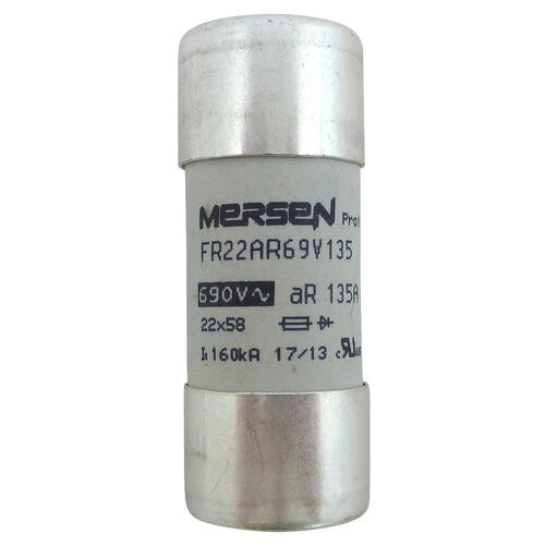 Fusible 22x58 ar 135a - non - 690v
