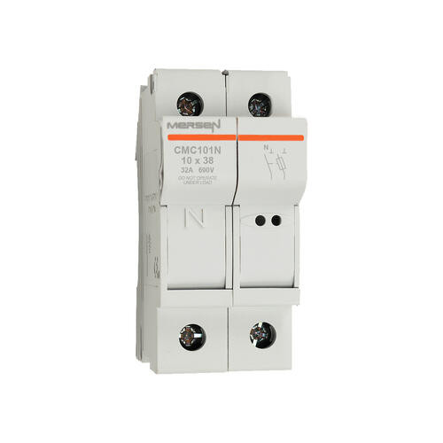 Porte-Cartouche fusible Mersen Modulostar 1P+N 32A pour Cartouche fusible 10x38mm IP20