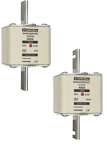 Fusible nh4a gg 1000a - indicateur - 690v