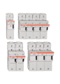 Porte-Cartouche fusible Mersen Modulostar neutre 125A pour Cartouche fusible 22x58mm IP20