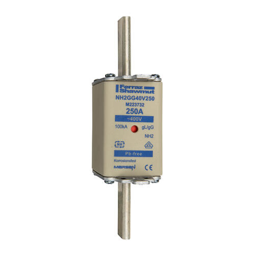 Fusible nh2 gg 250a - indicateur - 400v
