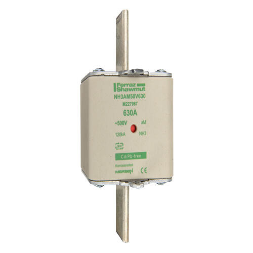 Fusible nh3 am 630a - indicateur - 500v