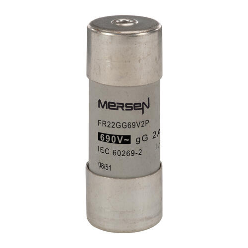 Cartouche fusible Mersen type gG 2A avec percuteur 22x58 mm 690V