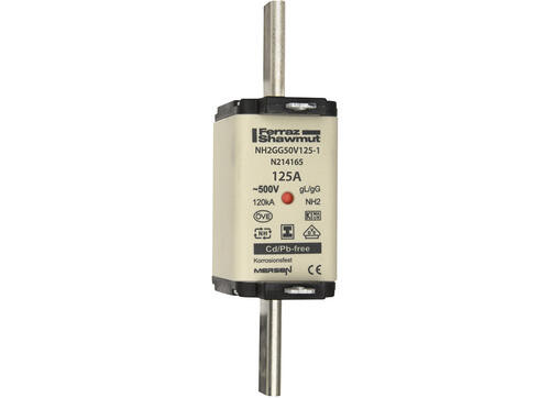 Fusible nh2 gg 125a - indicateur - 500v