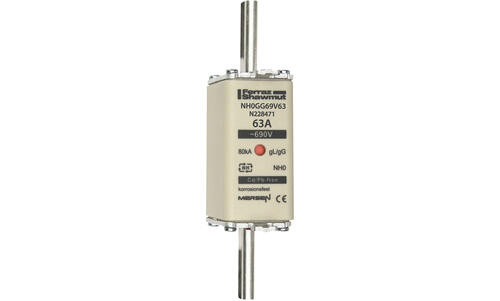 Fusible nh0 gg 63a - indicateur - 690v