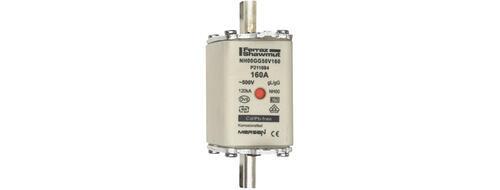 Fusible nh00 gg 160a - indicateur - 500v