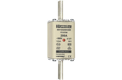Fusible nh1 gg 200a - indicateur - 500v