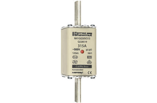 Fusible nh1 gg 315a - indicateur - 500v