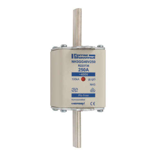 Fusible nh3 gg 250a - indicateur - 400v