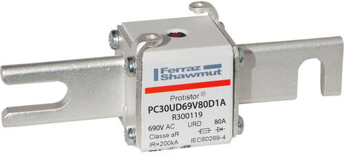 Fusible30 type din110 ar 80a - indicateur - 690v