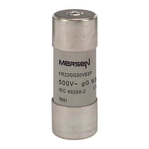 Cartouche fusible Mersen type gG 63A avec percuteur 22x58 mm 500V