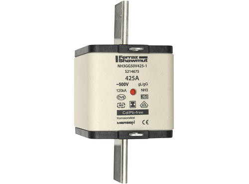 Fusible nh3 gg 425a - indicateur - 500v